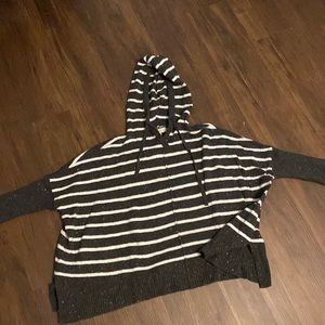 Loft poncho hoodie